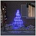 Albero di Natale LED con picchetti per il terreno Blu 180 cm - Foto miniatura 3