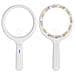 Lente D'ingrandimento Portatile 28x/56x Con 24 Luci Led - Lente D'ingrandimento Illuminata Per Lettura White - Foto miniatura 3