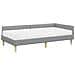 Struttura Letto Angolare con Materasso 2 pcs Grigio chiaro - Foto miniatura 4