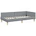 Struttura Letto Angolare con Materasso 2 pcs Grigio chiaro - Foto miniatura 6