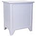 Comodino In Legno Bianco 38x28x45h - Foto miniatura 6