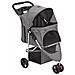 Passeggino per Cani Pieghevole Grigio 80x46x98cm Tessuto Oxford - Foto miniatura 1