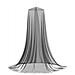 Zanzariera per letto 156 maglia 156 maglia Nero Ø56 x 220 cm - Foto miniatura 5