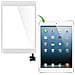 Schermo Lcd Ipad Mini / Mini 2 / Mini 3 Vetro Tattile Di Ricambio Bianco - Foto miniatura 9