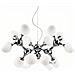 Lampada A Sospensione 15 X 40w E14 Cromo - Foto miniatura 1