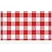 Tovaglia Cerata In Vinile Antimacchia Rossa A Quadri H140 Per Casa, Trattorie - Foto miniatura 1