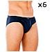 Intimo Abanderado 0525 Pack 6 Slips Abbigliamento Uomo 56 - Foto miniatura 1