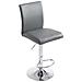 Sgabello Design Köln Con Schienale E Poggiapiedi I Sgabello Alto Imbottito In Similpelle Girevole E Regolabile 60-80,5 CM Grigio - Foto miniatura 1
