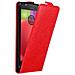 Custodia Compatibile Con Motorola Moto E4 In Rosso Mela - Coperchio Protettivo In Design Flip Con Chiusura Magnetica - Foto miniatura 4