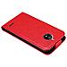 Custodia Compatibile Con Motorola Moto E4 In Rosso Mela - Coperchio Protettivo In Design Flip Con Chiusura Magnetica - Foto miniatura 6