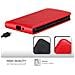 Custodia Compatibile Con Motorola Moto E4 In Rosso Mela - Coperchio Protettivo In Design Flip Con Chiusura Magnetica - Foto miniatura 8