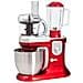 Impastatrice con Frullatore e Tritatutto Potenza 1200 Watt Colore Rosso - Foto miniatura 1
