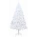 Albero di Natale Artificiale con Rami Spessi Bianco 240 cm PVC - Foto miniatura 2