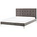 Letto In Velluto Grigio 160 X 200 Cm Ambert - Foto miniatura 15