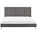 Letto In Velluto Grigio 160 X 200 Cm Ambert - Foto miniatura 16