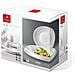 Set Piatti Prima In Vetro Opale, 18 Pezzi Bianco - Foto miniatura 2