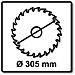 Specialized Lama Da Sega Circolare Per Metallo 305 X 25,4 X 2,3 Mm 78 Denti (B-33467) Per La Lc 1230 - Foto miniatura 1
