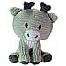 Peluche Renna Milo Junior 15 Cm Velluto A Coste Grigio - Foto miniatura 1
