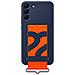 Silicone Cover With Strap Navy Galaxy S22 Plus - Foto miniatura 1