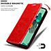 Custodia Compatibile Con Huawei Mate 30 Lite In Rosso Mela - Coperchio Protettiva Con Chiusura Magnetica, Funzione Stand E Tasca Per Le Carte - Foto miniatura 7