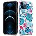 Custodia Compatibile Con Apple Iphone 12 Pro Max Con Foglie Di Tartaruga - Coperchio Protettivo In Silicone Tpu Con Motivo Floreale - Foto miniatura 6