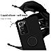 Cadorabo Custodia Compatibile Con Samsung Galaxy Note 20 Ultra In Liquid Nero - Coperchio Protettivo In Silicone Tpu Flessibile Con Anello - Foto miniatura 3