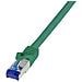 C6a025s Cavo Di Rete Verde 0,5 M Cat6a S /ftp (s-stp) - Foto miniatura 1