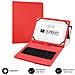 Tastiera Cablato SUB-KT1-USB002  (Layout Spagnolo) Colore Rosso - Foto miniatura 1