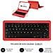 Tastiera Cablato SUB-KT1-USB002  (Layout Spagnolo) Colore Rosso - Foto miniatura 4