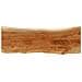 Piano Tavolo 120x40x3,8 Cm Rettangolare Legno Acacia Bordi Vivi - Foto miniatura 1