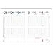 Agenda Delta Settimana17x24 Bordeau - Foto miniatura 1