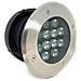 Faretto Calpestabile Da Terra Segnapassi Carrabile 12 W Led Luce Calda Ip67 - Foto miniatura 1