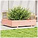 Fioriera Da Giardino 110x110x26,5 Cm Legno Massello Di Douglas - Foto miniatura 3