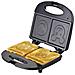 Gofrera, Sandwichiera Doppia Portatile Con Stampo Design Fumetti 750w, Fissaggio A Clip, Indicatore Di Accensione. - Foto miniatura 1