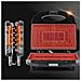 Gofrera, Sandwichiera Doppia Portatile Con Stampo Design Fumetti 750w, Fissaggio A Clip, Indicatore Di Accensione. - Foto miniatura 2