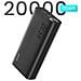 Batteria Esterna 20000mah 2 Usb + Usb-c Led Compatta, Nero - Foto miniatura 4