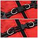 Cappotto Cani Imbracatura Impermeabile Riflettente Rosso L40 - Foto miniatura 9