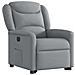 Poltrona Reclinante Alzapersona Elettrica Grigio Chiaro Tessuto - Foto miniatura 4
