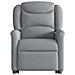 Poltrona Reclinante Alzapersona Elettrica Grigio Chiaro Tessuto - Foto miniatura 5