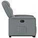Poltrona Reclinante Alzapersona Elettrica Grigio Chiaro Tessuto - Foto miniatura 6