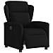 Poltrona Elettrica Reclinabile Nera in Tessuto - Foto miniatura 3