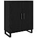 Credenza Rovere nero 69.5 x 34 x 90 cm Legno multistrato - Foto miniatura 7