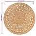 Tappeto In Juta Intrecciata Con Disegno 210 Cm Rotondo - Foto miniatura 6