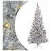 Albero di Natale con 300 LED con supporto Argento 240 cm PET - Foto miniatura 1