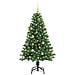 Albero di Natale artificiale con 150 LED Verde 150 cm - Foto miniatura 3