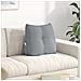 Cuscino per Schiena Grigio chiaro 45 x 24 x 50 cm Tessuto - Foto miniatura 2