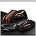 Custodia Portatile In Pelle Per Pipe - Contiene 2 Pipe E Accessori Brown - Foto miniatura 4