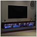 Set mobile TV con led Legno vecchio Legno multistrato - Foto miniatura 5