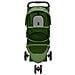 Passeggino per Cani Pieghevole Verde 80x46x98cm Tessuto Oxford - Foto miniatura 4