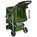 Passeggino per Cani Pieghevole Verde 80x46x98cm Tessuto Oxford - Foto miniatura 7